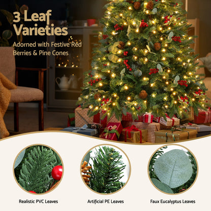 Jingle Jollys 1.5m Pre-Lit Christmas Tree - 160 LED - view 5