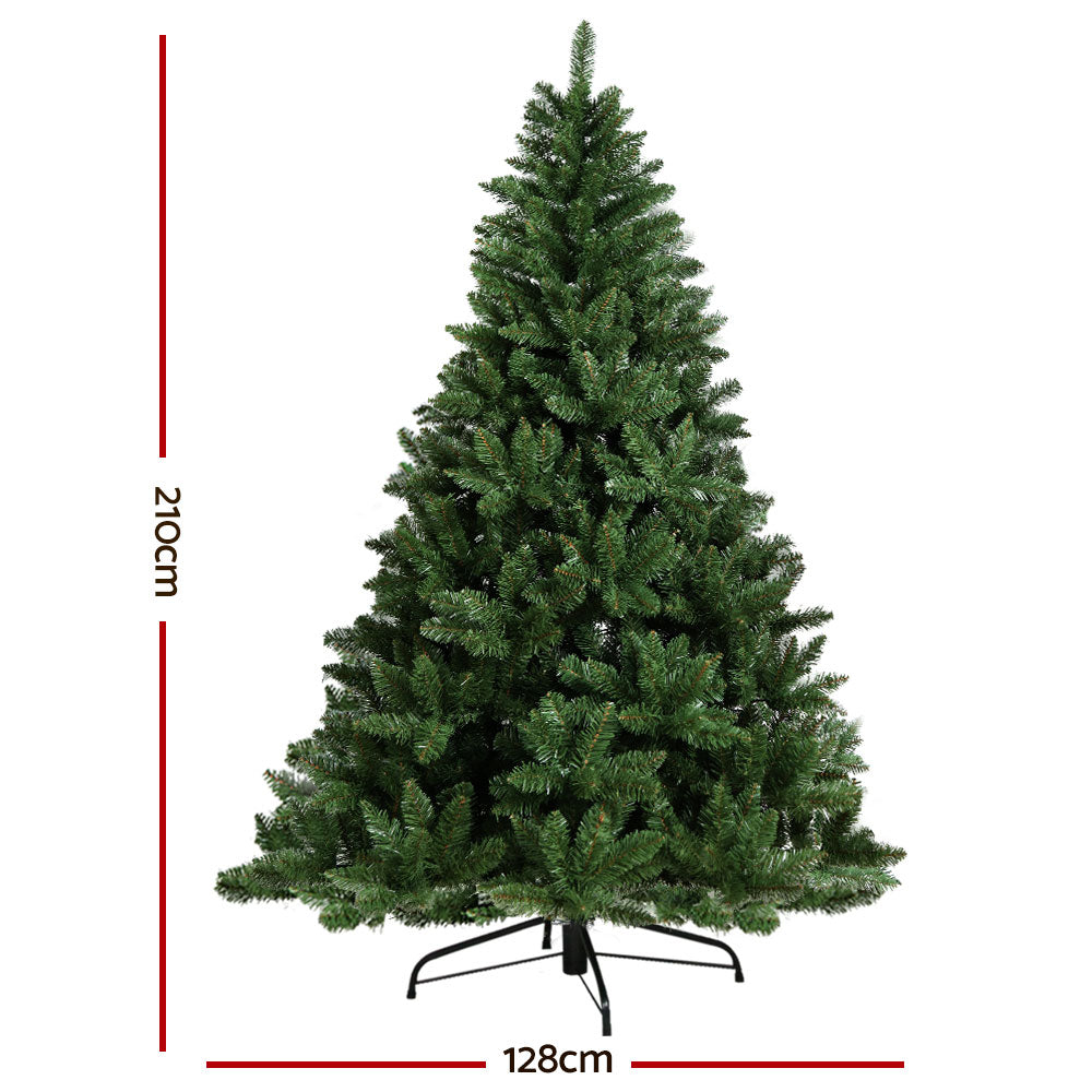 Jingle Jollys 2.1m Christmas Tree 905 Tips - Green - view 2