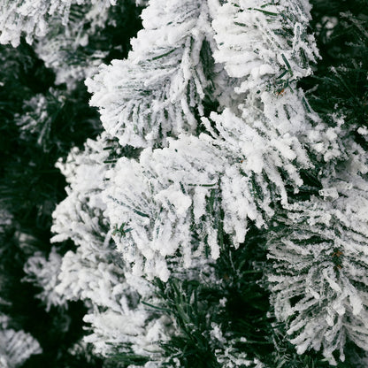 Jingle Jollys 2.4m Christmas Tree 1165 Tips - Snow Flocked - view 3