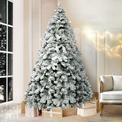 Jingle Jollys 2.4m Christmas Tree 1165 Tips - Snow Flocked - view 7