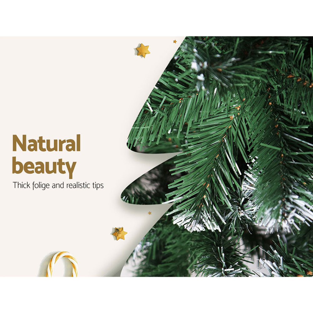 Jingle Jollys 2.4m Christmas Tree 1225 Tips - Snow Frosted - view 6
