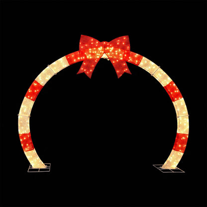 Jingle Jollys 2.5m Christmas Archway Pre-Lit Warm White LED Outdoor Garden Decoration