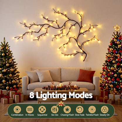 Jingle Jollys Willow Vine LED Branch Lights 1.8m - USB - view 3