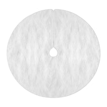 Jingle Jollys Plush Christmas Tree Skirt 90cm - White