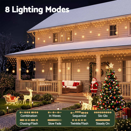 Jingle Jollys Solar Christmas Net Lights Warm White 4m 100 LED