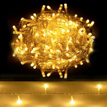Jingle Jollys Christmas String Lights 500 LED Warm White 100m 8 Modes