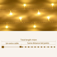 Jingle Jollys Christmas String Lights 500 LED Warm White 100m 8 Modes
