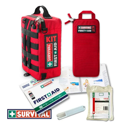 SURVIVAL Adventure PLUS First Aid Bundle with six inclusions for home, vehicle and outdoors