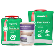 Snake and Spider Bite First Aid Kits Combo with two REGULATOR kits for snake and spider bite treatment