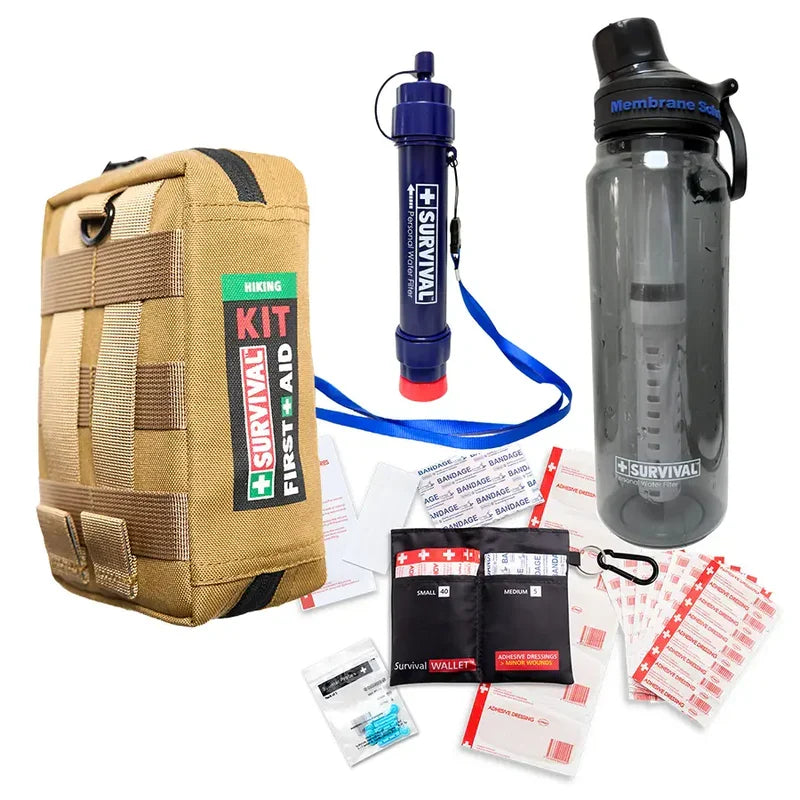 SURVIVAL Hiking PLUS First Aid Kit Bundle designed by Australian paramedics and outdoor experts