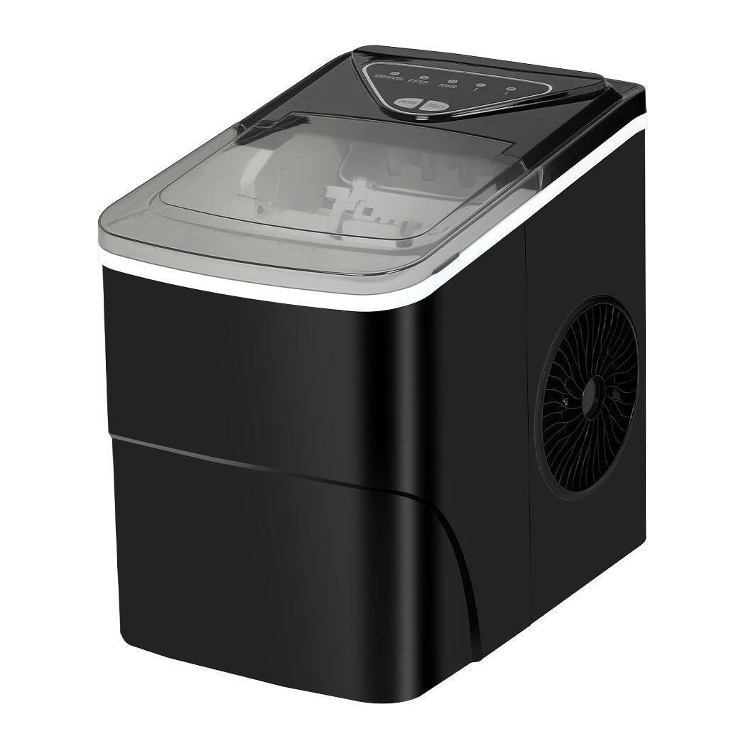 Spector Portable Ice Maker 15kg Countertop Bullet Ice Machine Black