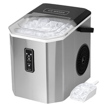Spector Portable Ice Maker 12kg Countertop Bullet Ice Machine Silver
