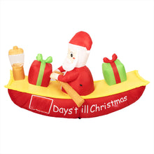 Santaco Christmas Inflatable Santa Claus 2.1m LED Outdoor Decoration