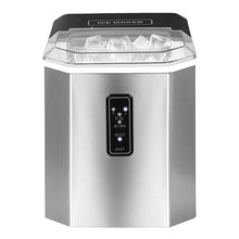 Spector Portable Ice Maker 12kg Countertop Bullet Ice Machine Silver