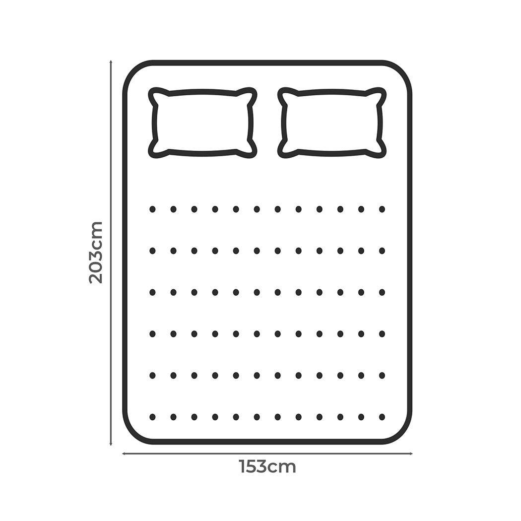 Dreamz Pillowtop Mattress Topper thickness 5cm