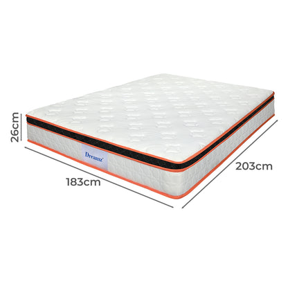 Dreamz 7 Zone Pocket Spring Mattress Medium Firm King