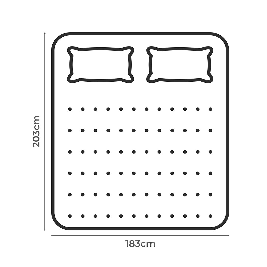 Dreamz Pillowtop Mattress Topper thickness 5cm