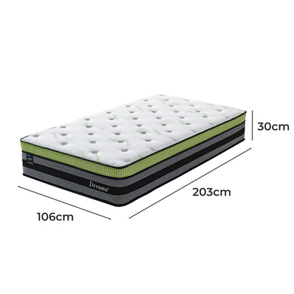 Dreamz King single Cooling Mattress Pocket