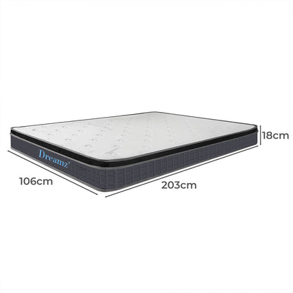 Dreamz Bedding Mattress Spring King Single