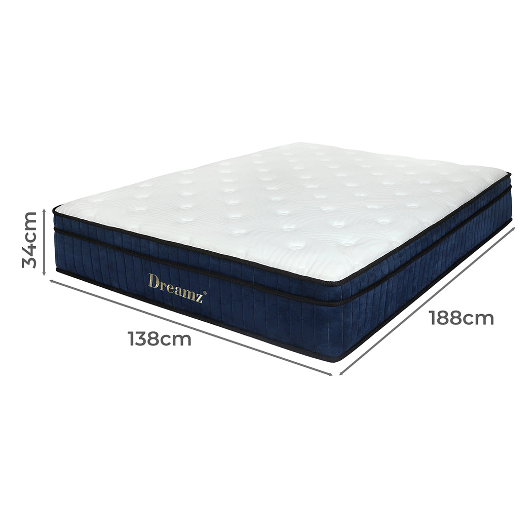 Dreamz 7 Zone Pocket Spring Mattress Medium Firm Double