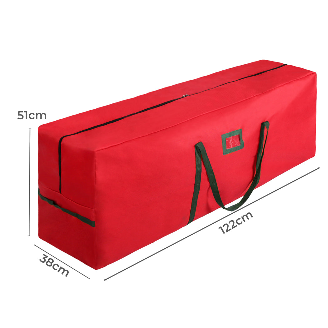 Christmas Tree Storage Bag 122cm Heavy Duty 600D Oxford Red