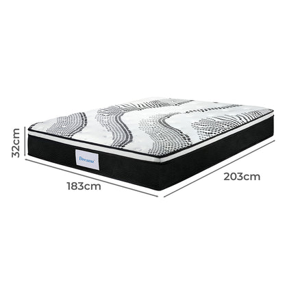 Dreamz 7 Zone Pocket Spring Mattress Medium Firm King