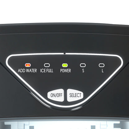 Spector Portable Ice Maker 15kg Countertop Bullet Ice Machine Black