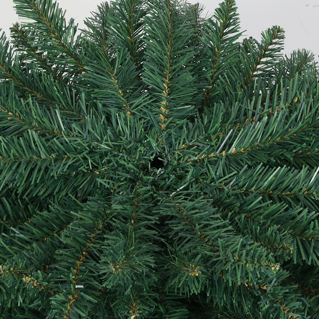 Santaco 1.5m Pencil Christmas Tree 350 Tips Slim Artificial Green