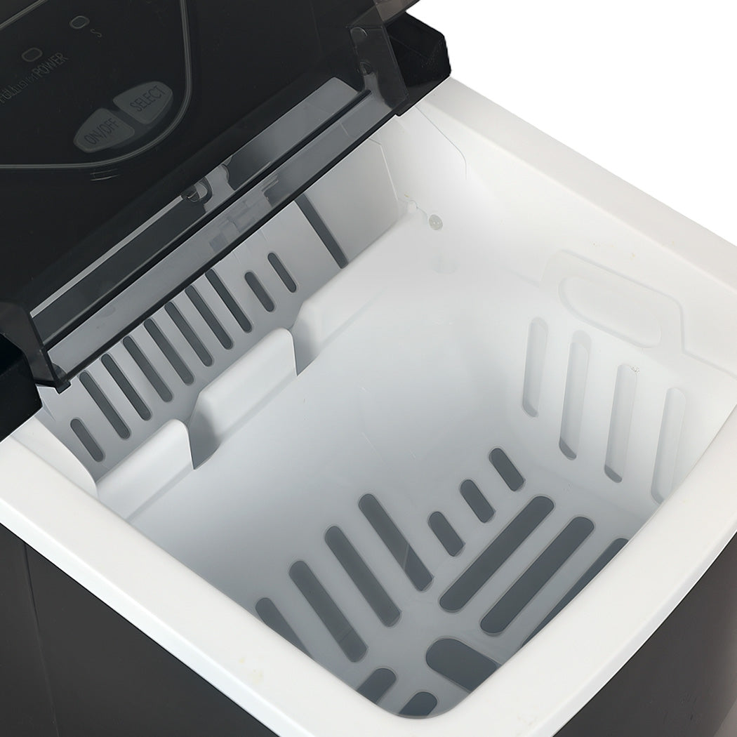 Spector Portable Ice Maker 15kg Countertop Bullet Ice Machine Black