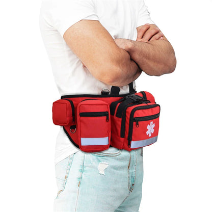 Waist-worn first aid kit for school excursions, camps, playground duty and sports events