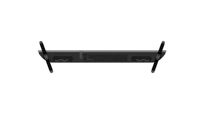 Black electronic rackmount device with vented panel and mounting brackets, Stacks Warehouse AU