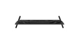 Slim black flat-screen TV rear view with angled feet, online bargain store Flea Market AU