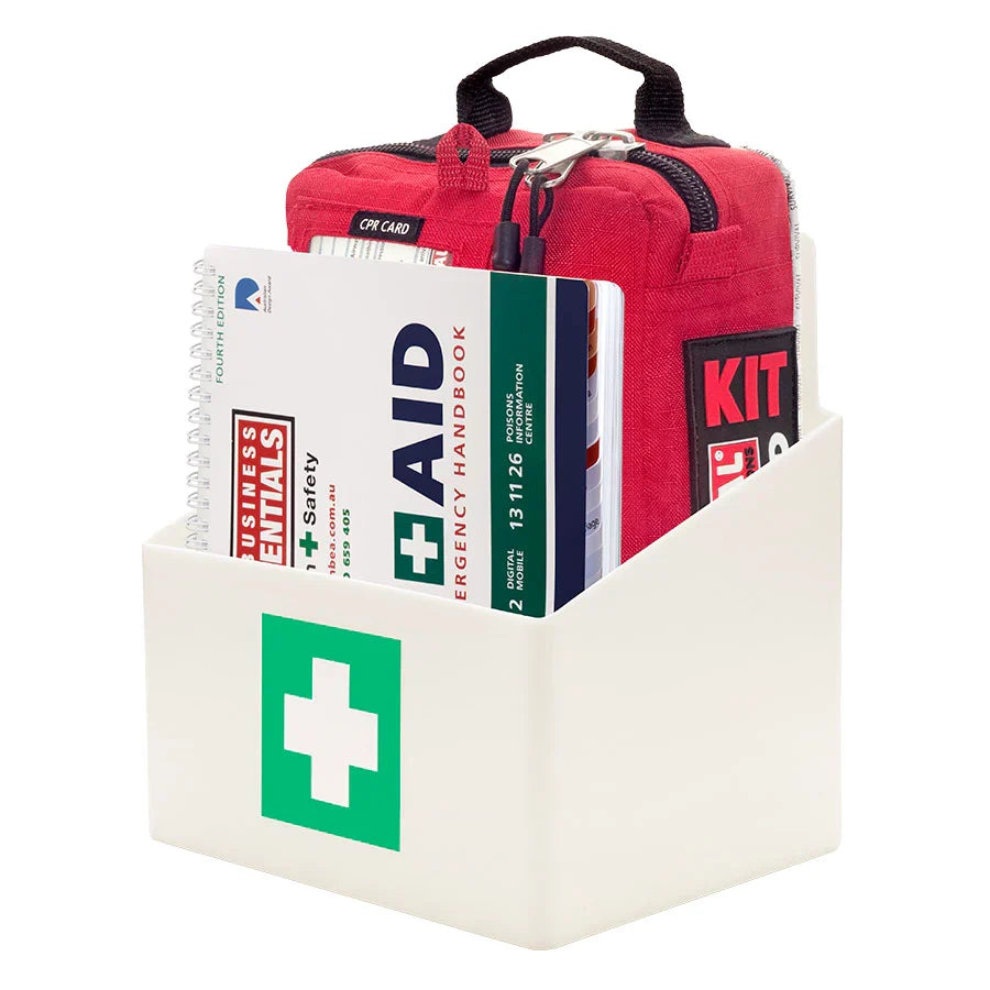 SURVIVAL Family First Aid Kit PLUS with colour coded, labelled items for home and family emergencies