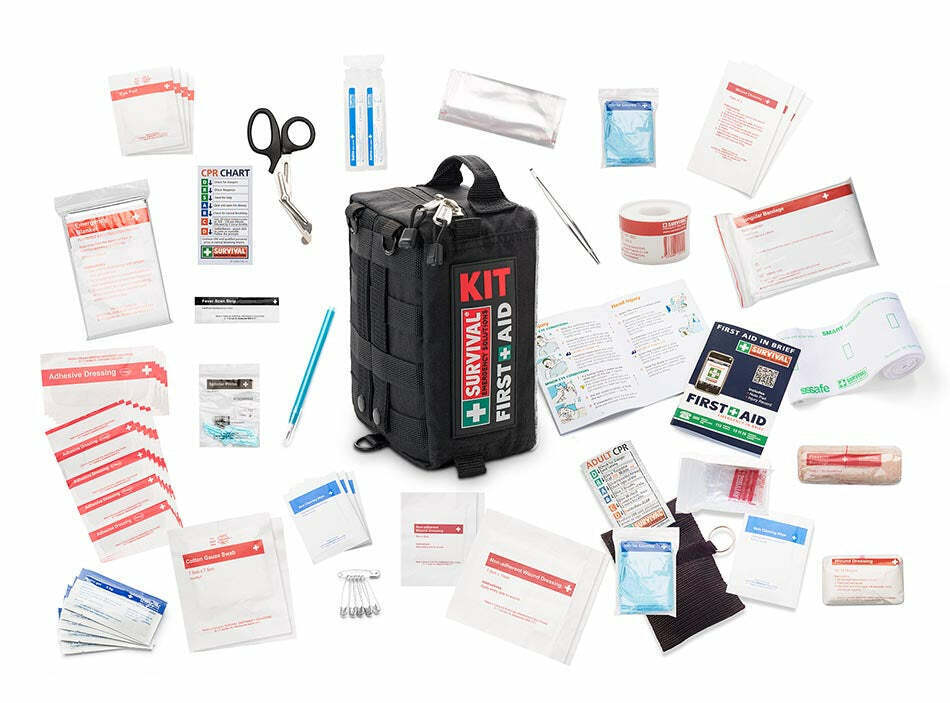 WHS compliant workplace first aid bundle for up to 50 low-risk or 25 high-risk people