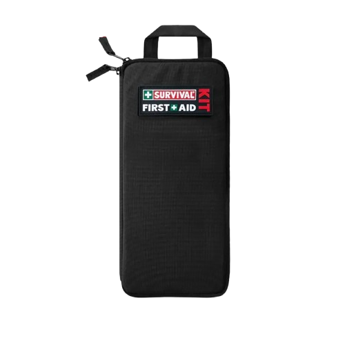 Slimline trauma kit contents including SMART Bandage and SURVIVAL Splint, paramedic designed