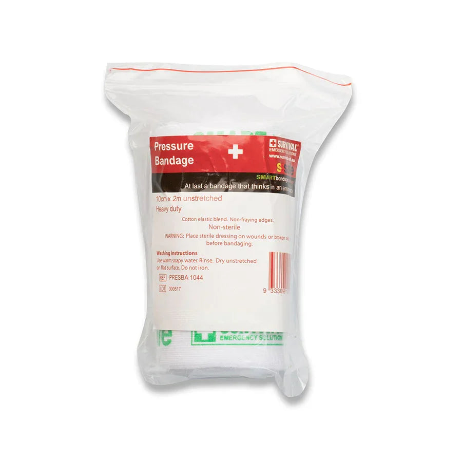 Water-resistant wipe-clean SURVIVAL first aid kits with paramedic designed trauma tools